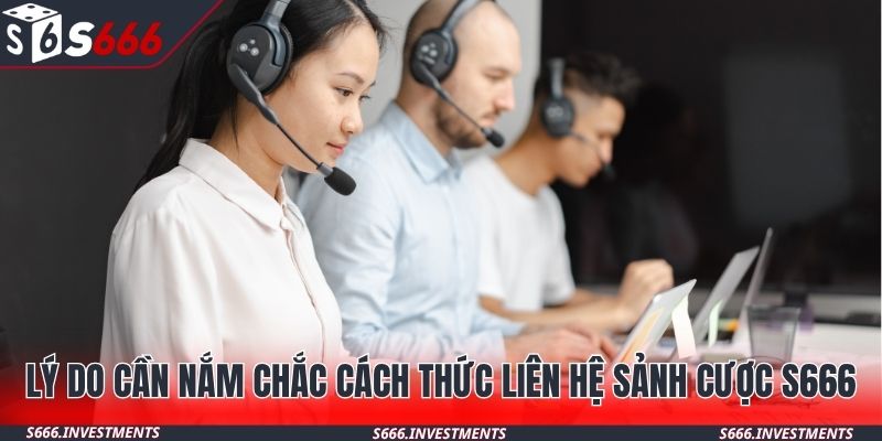 Lý do cần nắm chắc cách thức liên hệ sảnh cược S666